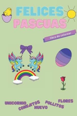 Cover of Felices Pascuas, libro para colorear.