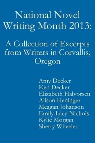 Cover of National Novel Writing Month 2013