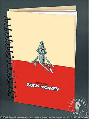 Book cover for Tony Millionaire's Sock Monkey Journal