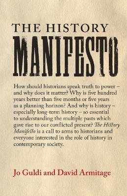 Book cover for The History Manifesto