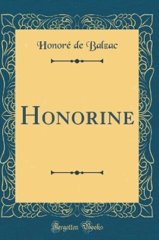 Cover of Honorine (Classic Reprint)