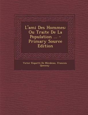 Book cover for L'Ami Des Hommes