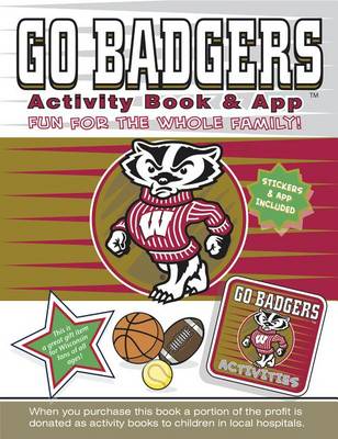 Book cover for Go Badgers Activity Book & App