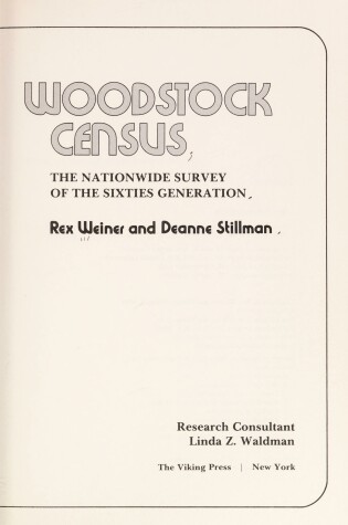 Cover of The Woodstock Census