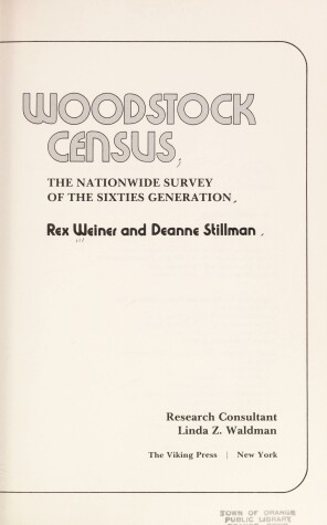 Book cover for The Woodstock Census