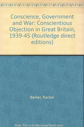 Book cover for Conscience, Government and War