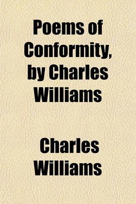 Book cover for Poems of Conformity, by Charles Williams