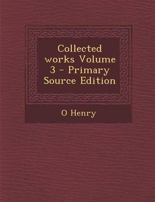 Book cover for Collected Works Volume 3