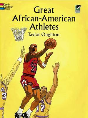 Book cover for Great African-American Athletes Coloring Book