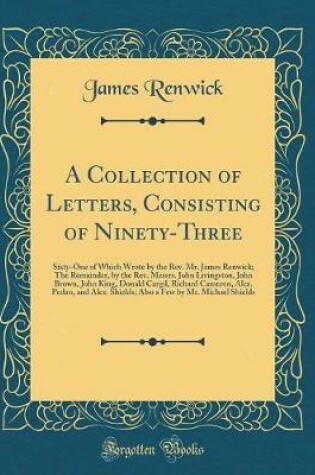 Cover of A Collection of Letters, Consisting of Ninety-Three