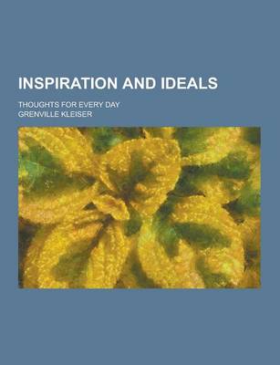 Book cover for Inspiration and Ideals; Thoughts for Every Day