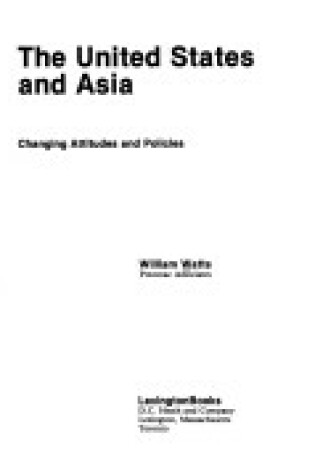 Cover of United States and Asia