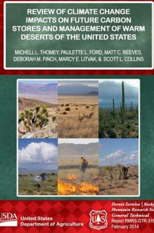 Cover of Review of Climate Change Impacts on Future Carbon Stores and Management of Warm Deserts of the United States