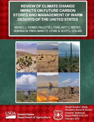 Book cover for Review of Climate Change Impacts on Future Carbon Stores and Management of Warm Deserts of the United States