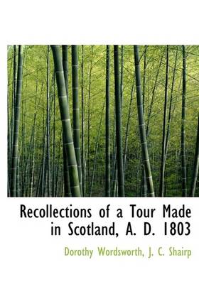 Book cover for Recollections of a Tour Made in Scotland, A. D. 1803