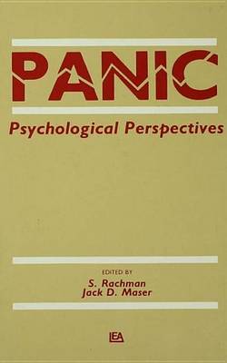 Book cover for Panic: Psychological Perspectives