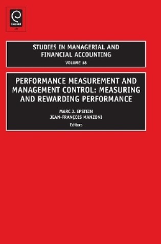 Cover of Performance Measurement and Management Control