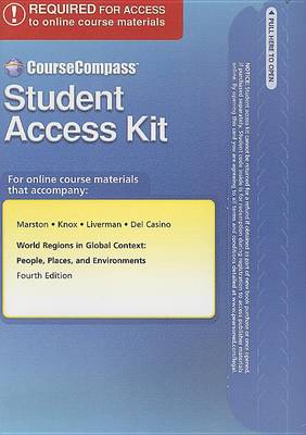 Book cover for CourseCompass Student Access Code Card for World Regions in Global Context