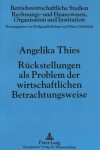 Book cover for Rueckstellungen ALS Problem Der Wirtschaftlichen Betrachtungsweise