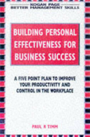 Cover of Building Personal Effectiveness for Business Success