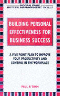 Cover of Building Personal Effectiveness for Business Success