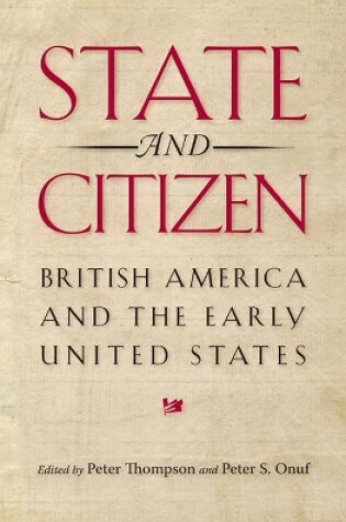Cover of State and Citizen