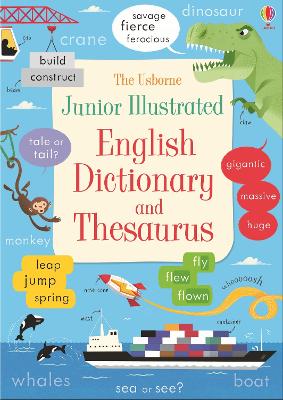 Book cover for Junior Illustrated English Dictionary and Thesaurus