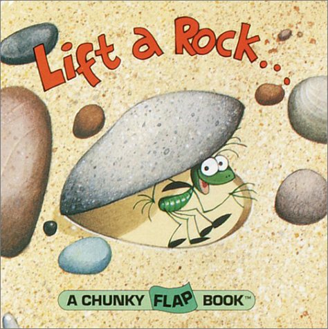 Book cover for Lift A Rock Chunky Flap Book