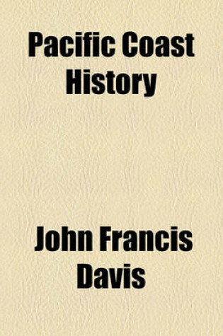 Cover of Pacific Coast History