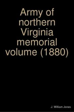 Cover of Army of Northern Virginia Memorial Volume (1880)