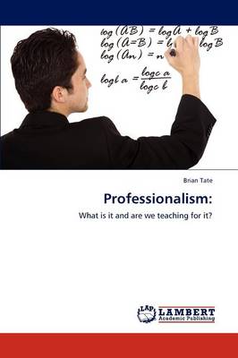 Book cover for Professionalism