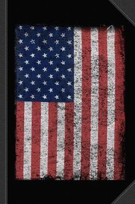 Book cover for Distressed Us Flag Journal Notebook