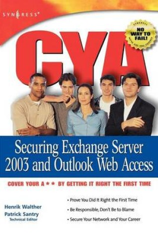 Cover of Cya Securing Exchange Server 2003