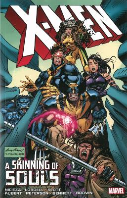 Book cover for X-men: A Skinning Of Souls