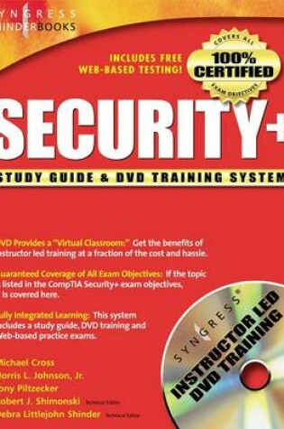 Cover of Security + Study Guide and DVD Training System