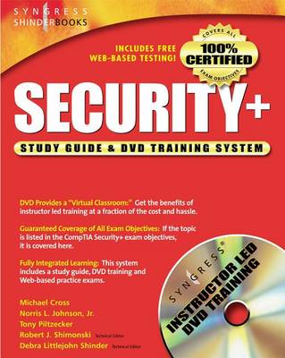 Book cover for Security + Study Guide and DVD Training System