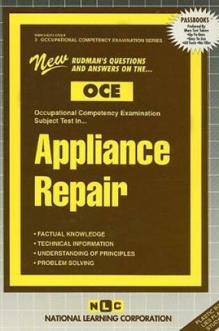 Cover of APPLIANCE REPAIR