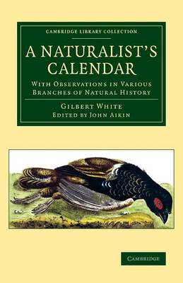 Book cover for A Naturalist's Calendar