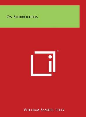 Book cover for On Shibboleths