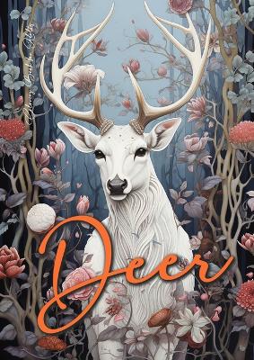 Book cover for Deer Coloring Book for Adults