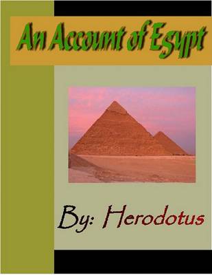 Book cover for An Account of Egypt