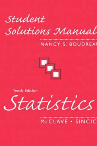 Cover of Student Solutions Manual