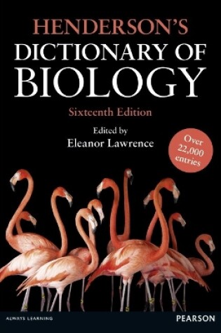 Cover of Henderson's Dictionary of Biology