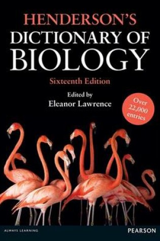 Cover of Henderson's Dictionary of Biology eBook PDF