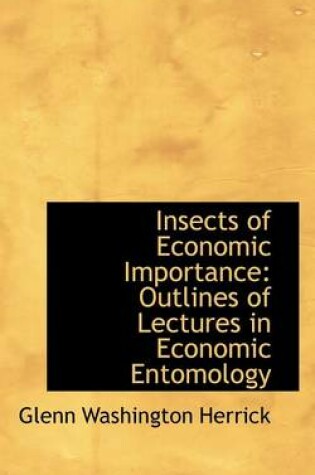 Cover of Insects of Economic Importance