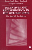 Book cover for Incentives and Redistribution of the Welfare State