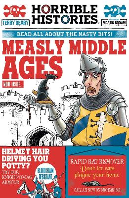 Book cover for Measly Middle Ages (newspaper edition)
