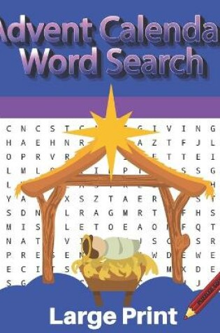 Cover of Puzzler Squad Advent Calendar Word Search Large Print