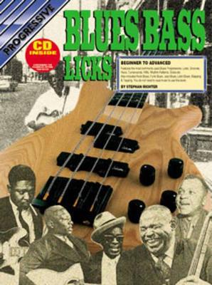 Book cover for Progressive Blues Bass Licks