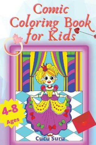 Cover of Comic Coloring Book for Kids